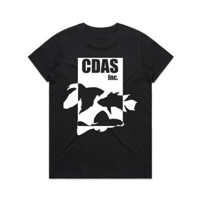 CDAS Womens T-Shirt - Back Logo Thumbnail